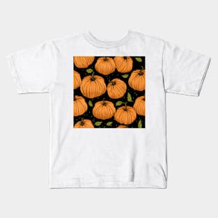 Pumpkin Pattern 14 Kids T-Shirt